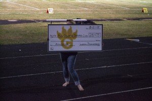 Money Raised from Local Sponsors for the All Sports Booster Club presented by Linda Soyring