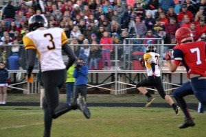 Gwinn Breaks away with the ball!