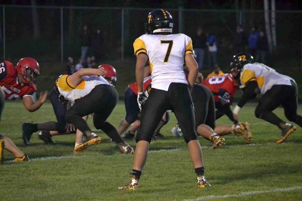 Getting ready to move on the field with #7