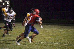 Running against Gwinn and the clock during the Westwood - Gwinn game