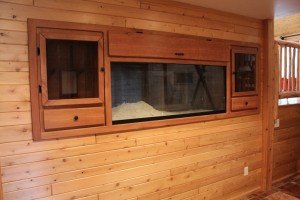 Here's the built in fish take that comes with the home