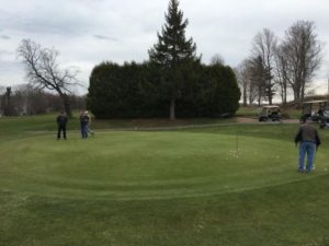 Come out to the driving range and test out some clubs!