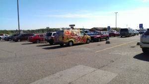Sunny was blasting music today at Econo Foods!