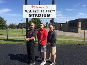 Pete, Luke, and Ryan at Marquette Senior High School