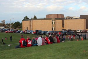 MSHS students at the school for the 2016 Tailgate party.