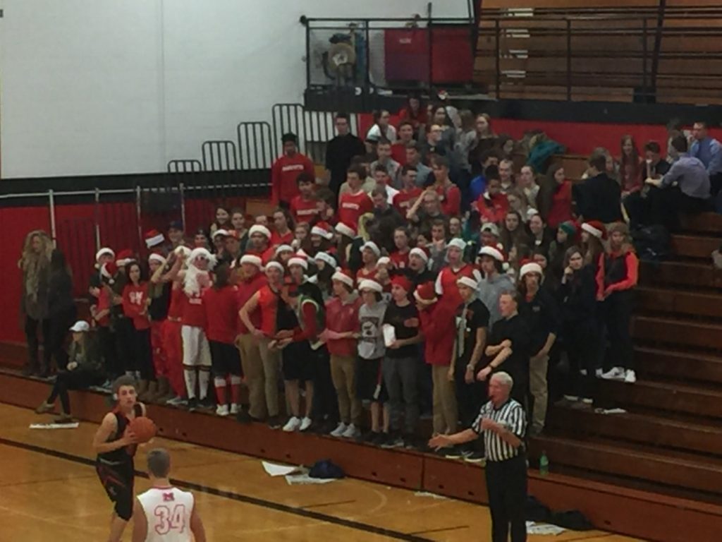The cheering section for Marquette came out in full force