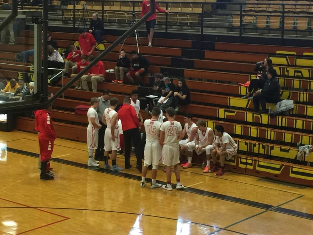 Marquette preparing for the game