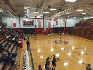 The Marquette Redettes defeated the Gladstone Braves 57-45 on Tuesday, January 17th on Good Time Oldies 97.5 GTO!