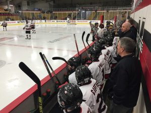 The Marquette Redmen Hockey team defeats the Kingsford Flivvers 6-3 for the Big Game of the Week on 103-FXD - Thursday, March 2nd.