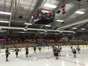 The Marquette Redmen Hockey team defeats the Kingsford Flivvers 6-3 for the Big Game of the Week on 103-FXD - Thursday, March 2nd.