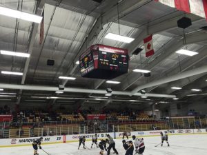 The Marquette Redmen Hockey team defeats the Kingsford Flivvers 6-3 for the Big Game of the Week on 103-FXD - Thursday, March 2nd.