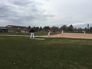 The Marquette Redmen facing the Escanaba Eskymos in the 2017-2018 season.