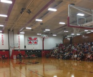 The stands were packed for the Meet the Redmen & Redettes!