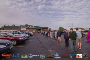 We have over 300 people attend tonight's giveaway party.