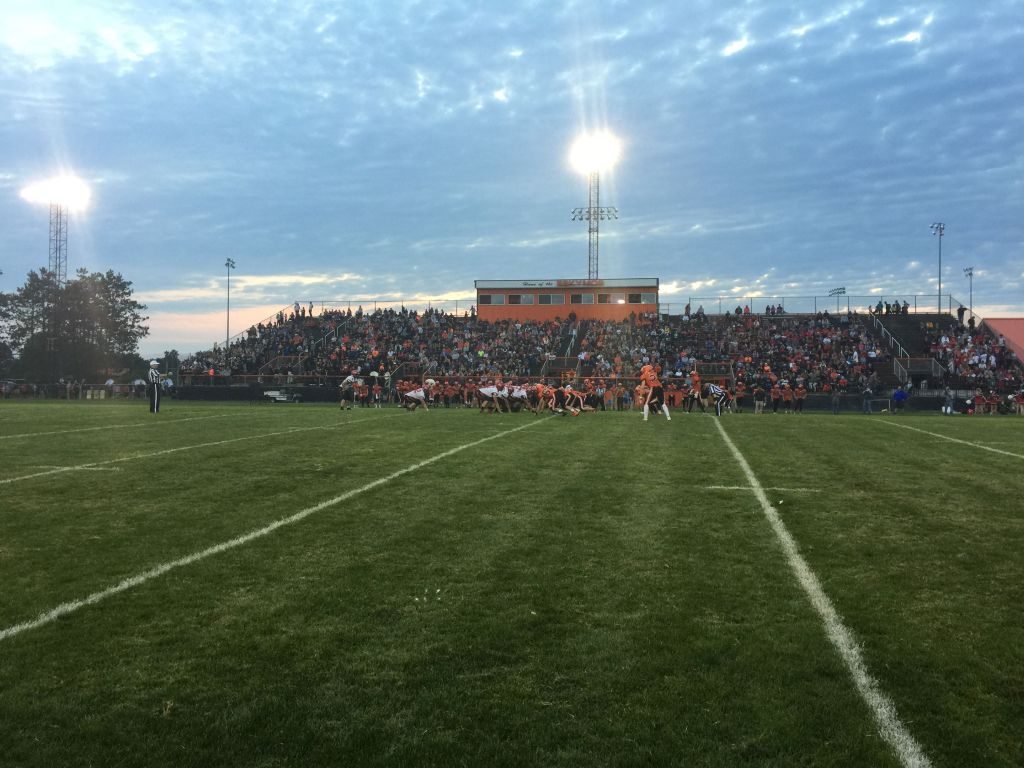 A beautiful night under the lights!