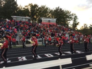 A look at the stands before the game.