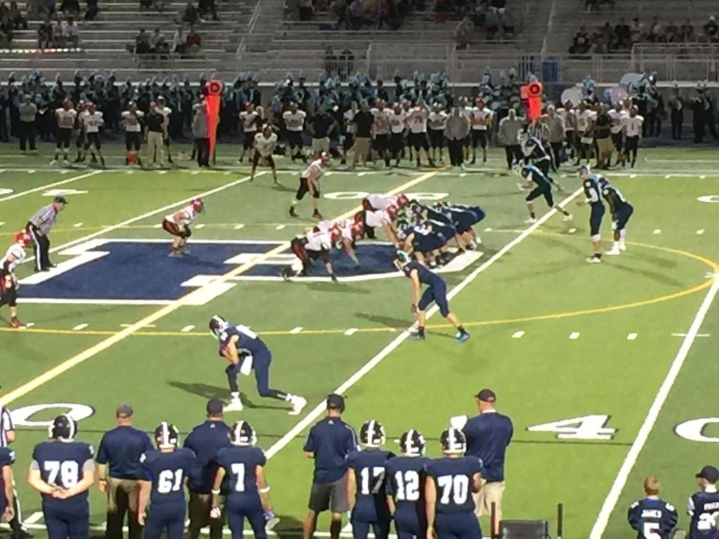 Marquette's defense gets set.