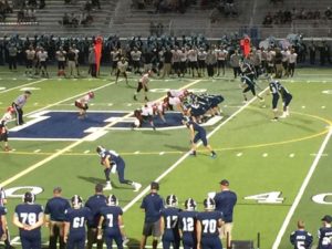 Marquette's defense gets set.