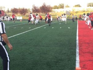 A great touchdown pass!