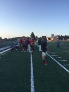 A look at the sideline.