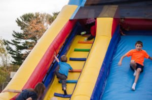 Look at that giant slide.
