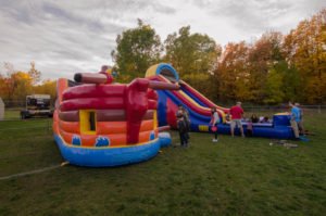 Double Trouble DJ's supplied the inflatables.