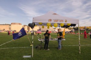 Students and parents could visit the NMU ROTC booth to learn about programs and scholarships.