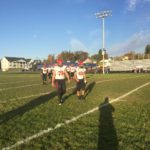 Redmen take the field.