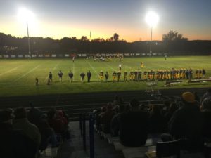 A look at both teams for the anthem.