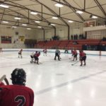 Opening puck drop of the season.