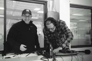 The guys get ready to give you the call