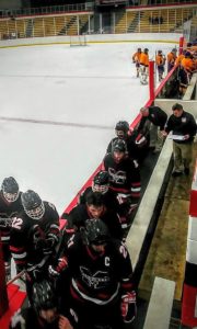 Live look in at the benches.