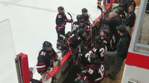 Coach Doug Garrow gets his team ready.