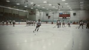 Marquete Redmen taking the ice