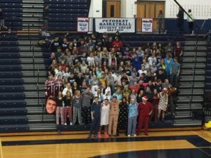 The Petoskey student section is ready for the game