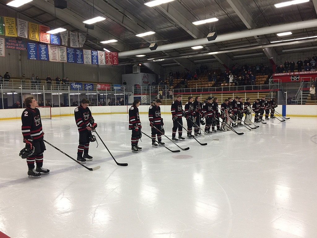 The Marquette Redmen are ready for the game