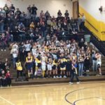Negaunee's student section is packed