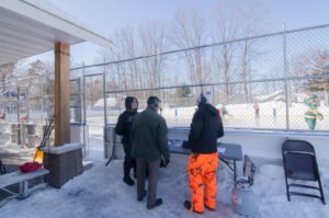 Ice Under Cover at Lion's Field Ice Rink.