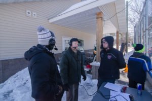 Ryan and Luke interviewing Randy from the Marquette Township