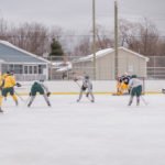 The rink is much smaller than what NMU is used to, they were back and forth down the ice so fast!