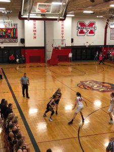 Marquette Redmen Girls Basketball VS Negaunee Miners on Fox Sports Marquette 105.1 and GTO 99.9