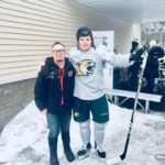 Ryan Ranguette with WCHA Defensive Player of the Week, Philip Beaulieu