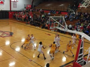 Marquette Redmen Boys Basketball VS Negaunee Miners on Fox Sports Marquette and simulcast on Sunny FM.