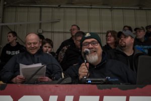 Big thanks to Walt for announcing all of the raffle and auction prizes and the sponsors.