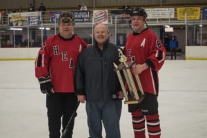 Brian Tavvensaari and Kurt Hillier have played on the team for 20 years!