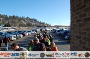 Crowds, Lines, Full Parking Lots, and setup at the beginning of the night!