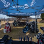Go down the line and test out a club from each tent!