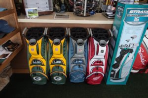 Sport your favorite team while you're on the course.