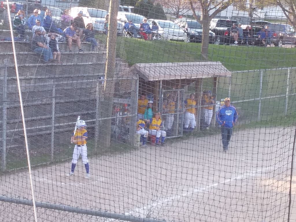 The Kingsford dugout watches the game