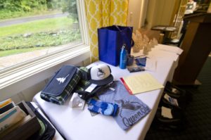 Queen City Running donated a large amount of items for the silent auction.